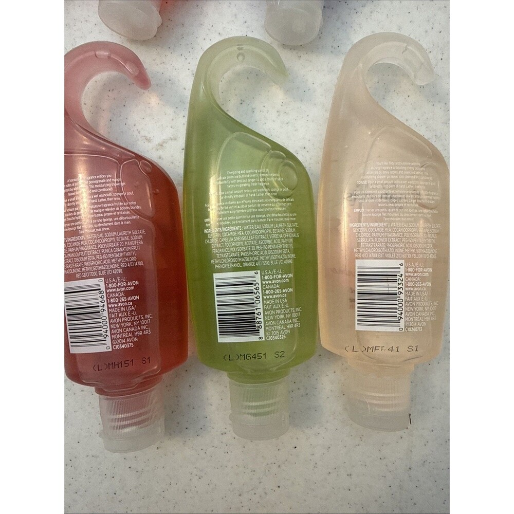 Lot Of 7 Vtg Sealed Avon Naturals Body Shower Gel Assorted Scents - Picture 5 of 7
